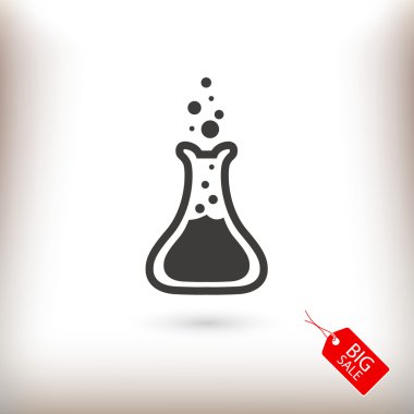 laboratuvar cam simgesi