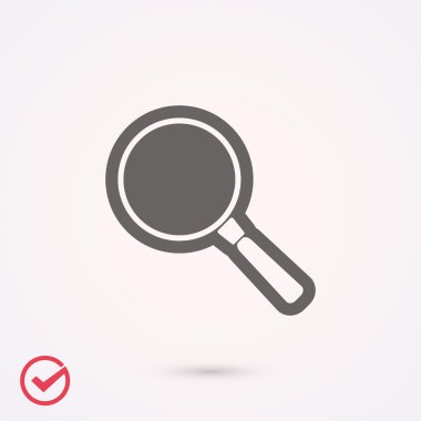 Arama düz tasarım simgesi