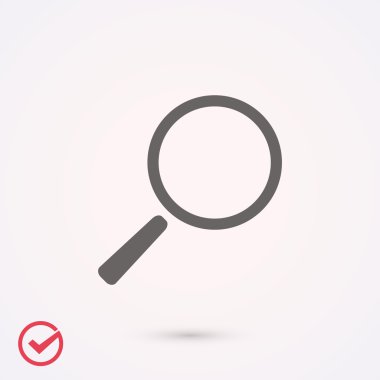 Arama düz tasarım simgesi