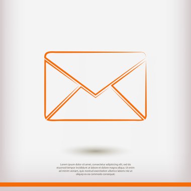 zarf e- posta simgesi