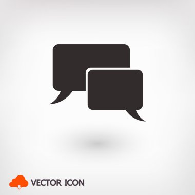 konuşma balonları simgesi