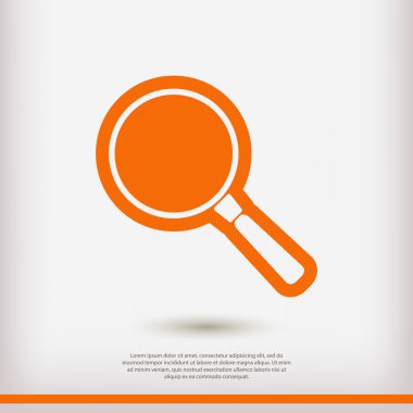 Arama düz tasarım simgesi