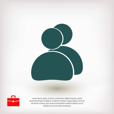 İş adamları simgesi