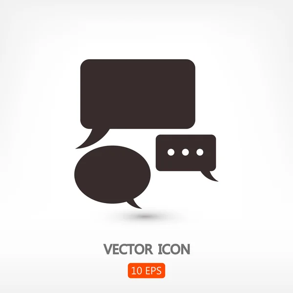 Speech bubbles icon — Stock Vector