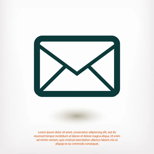 Pictogram envelop post — Stockvector