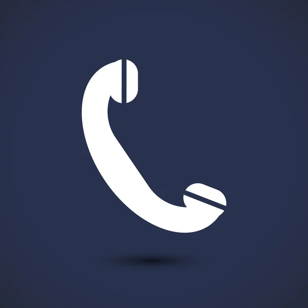 Telefon, flaches Symbol — Stockvektor