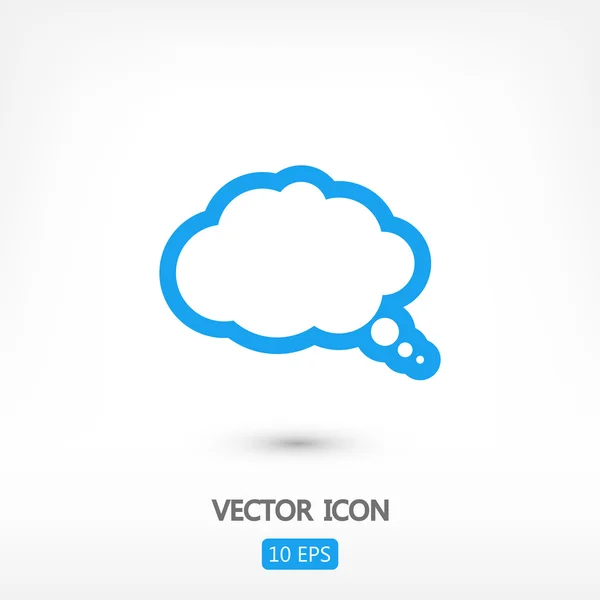 Képregény beszéd buborékok ikon — Stock Vector