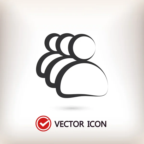 Icono de hombres de negocios — Vector de stock
