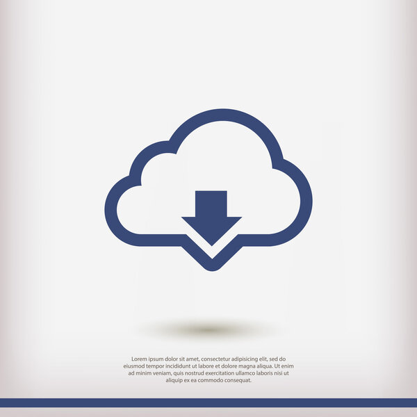 иконка загрузки облачных вычислений