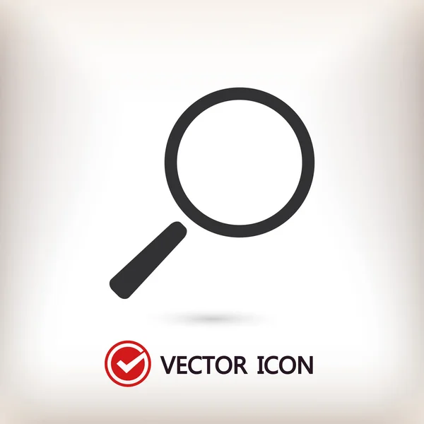 Buscar icono de diseño plano — Vector de stock