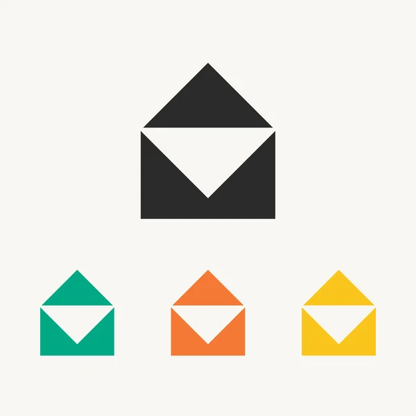 Correo plano icono de diseño — Archivo Imágenes Vectoriales