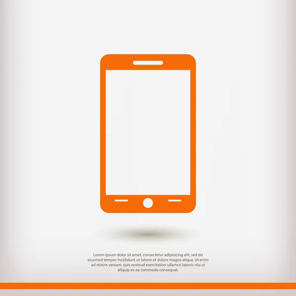 Ícone do smartphone móvel — Vetor de Stock