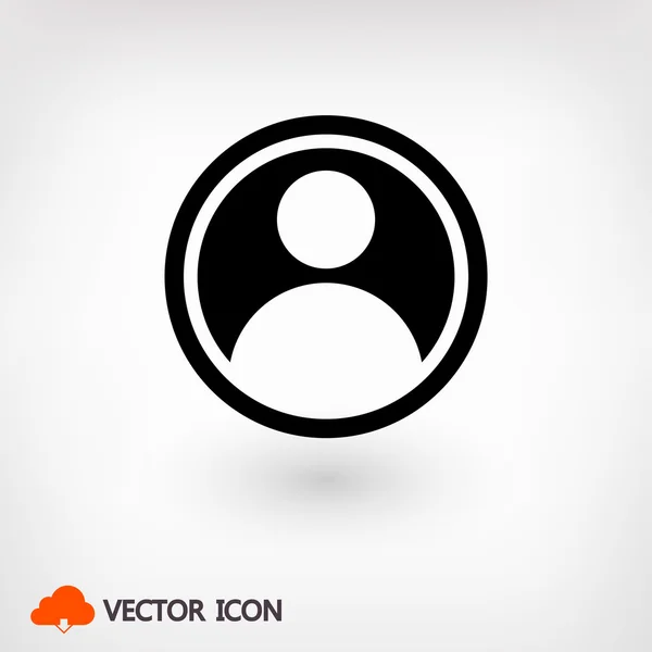 Platt design användaren ikonen — Stock vektor
