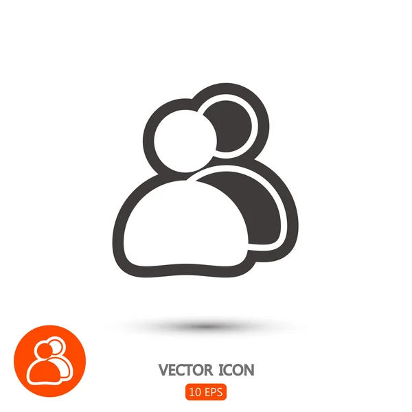 Business men icon — Stock Vector