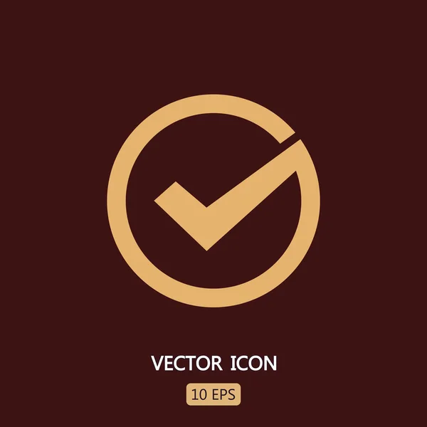 Tickande ikon design — Stock vektor