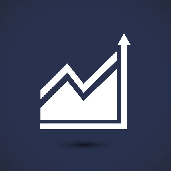 Infográfico, ícone gráfico — Vetor de Stock