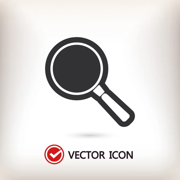 Search flat design icon — Stock Vector