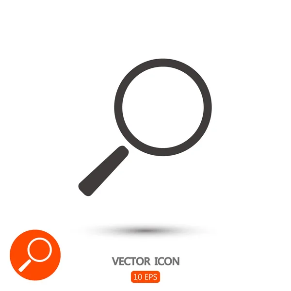 Search flat design icon — Stock Vector