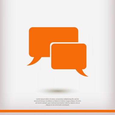 konuşma balonları simgesi