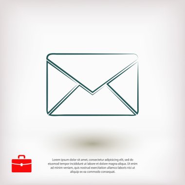 zarf e- posta simgesi