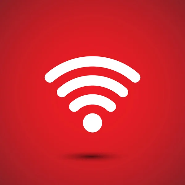 Wireless Icon,  Flat design style — Stock Vector
