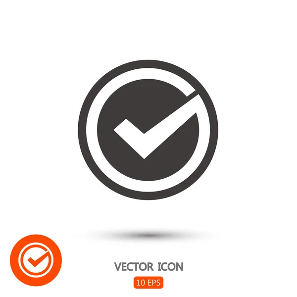 Tick icon design — Stock Vector