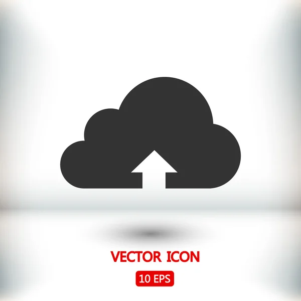 Icona di caricamento cloud — Vettoriale Stock