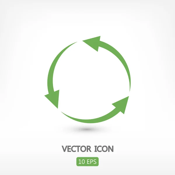 Kerek nyíl ikon — Stock Vector