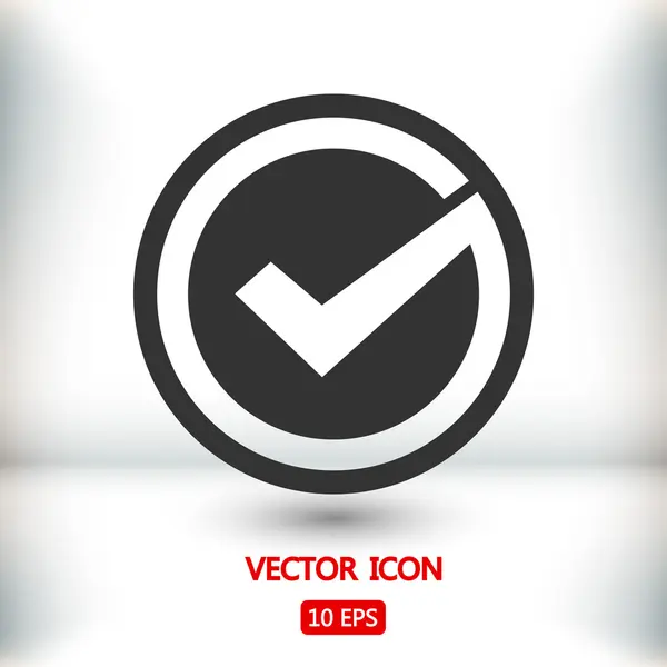 Diseño de icono de garrapata — Vector de stock