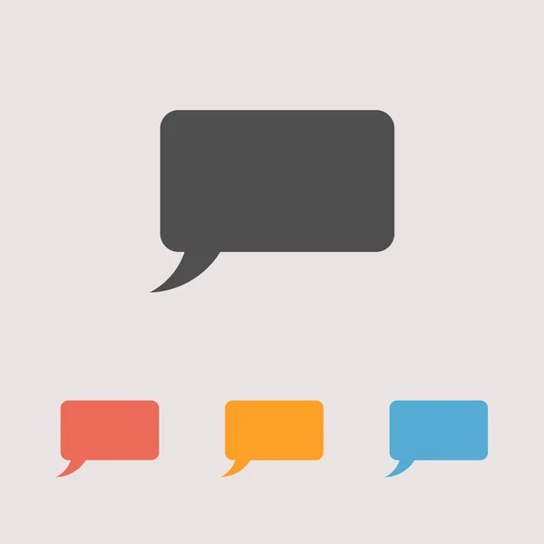 Speech bubble icon — Stock Vector