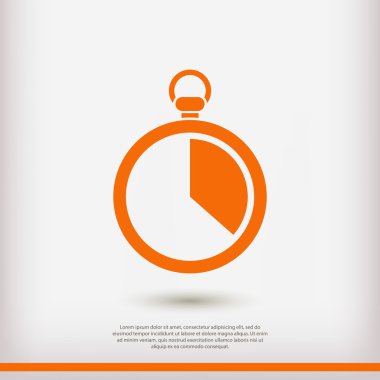 Kronometre simgesi illüstrasyon