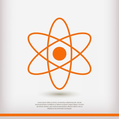 Fizik bilim modeli simgesini