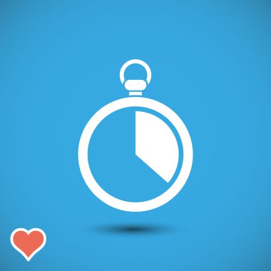 Kronometre simgesi illüstrasyon