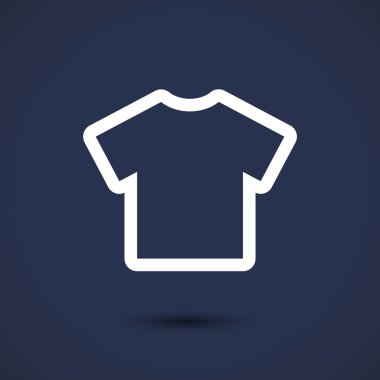 T-shirt simgesi işareti