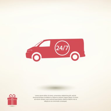 Araba 24 Saat simgesi