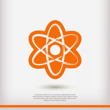 Fizik bilim modeli simgesini