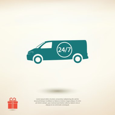 Araba 24 Saat simgesi