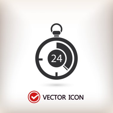 Kronometre simgesi illüstrasyon