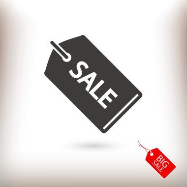 Satılık etiketi simgesi