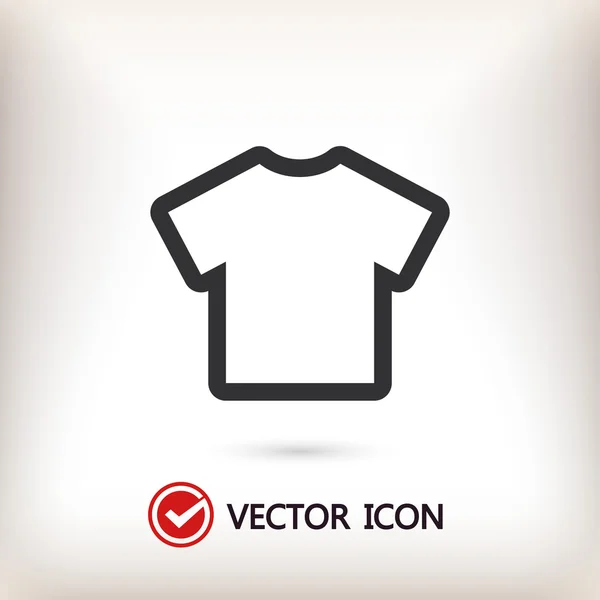 T-Shirt-Symbol-Zeichen — Stockvektor