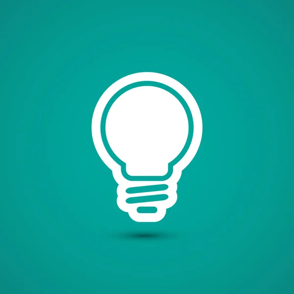 Light bulb icon — Stock Vector