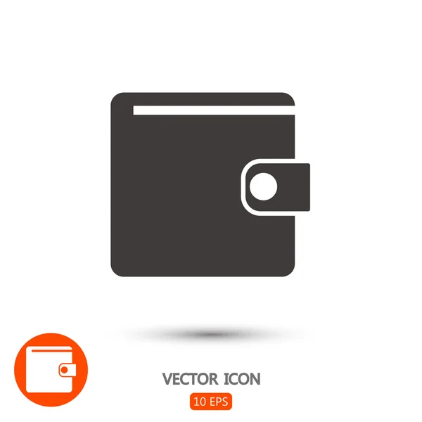 Wallet icon illustration — Stock Vector