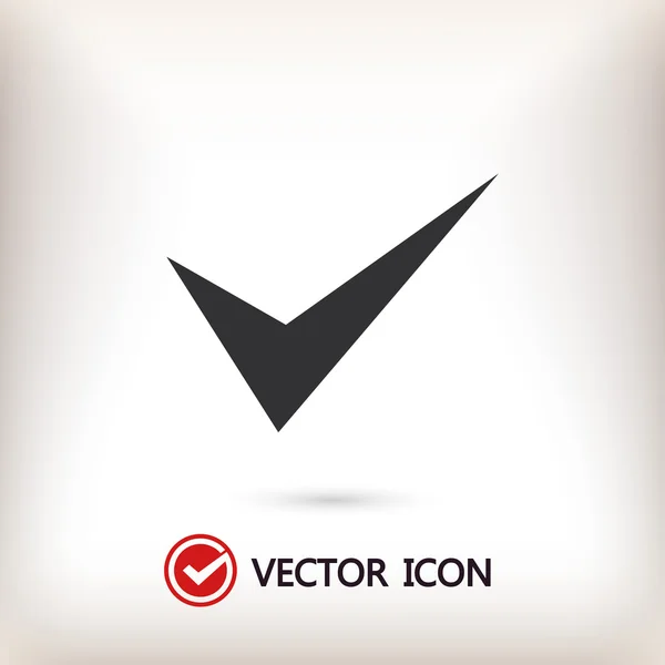 Confirm icon sign — Stock Vector