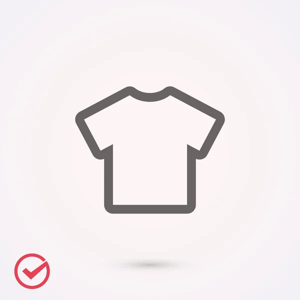 T-shirt icona segno — Vettoriale Stock