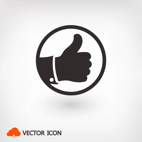 LIKE gesture icon — Stock Vector