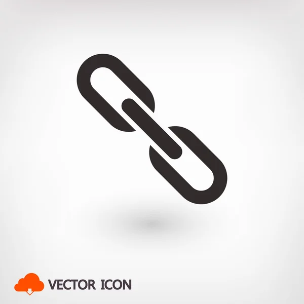 Chain link icon — Stock Vector