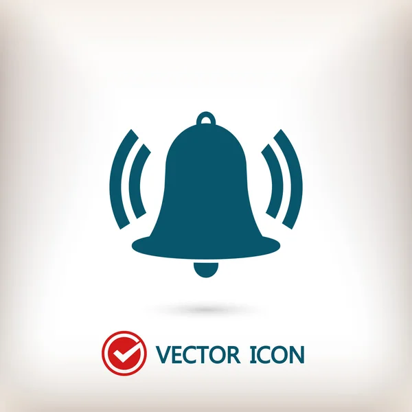 Bell pictogram illustratie — Stockvector