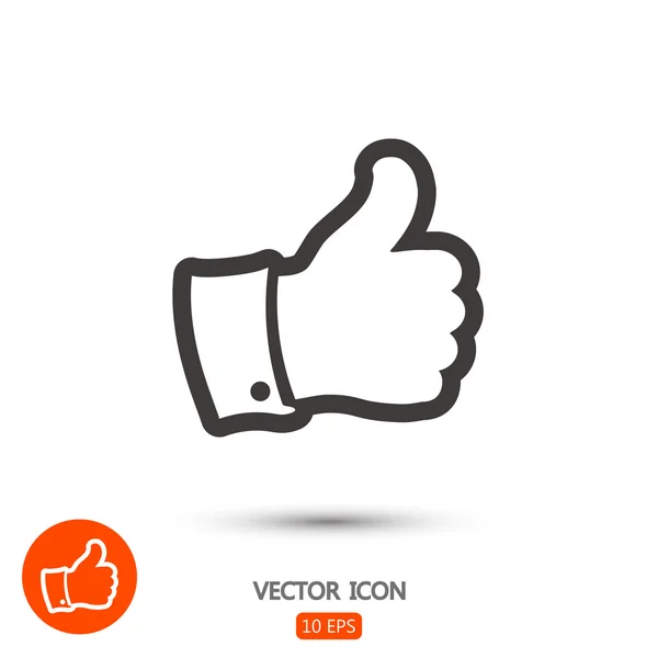 LIKE gesture icon — Stock Vector