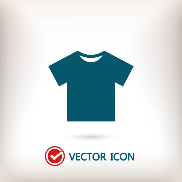 T-shirt icon sign — Stock Vector