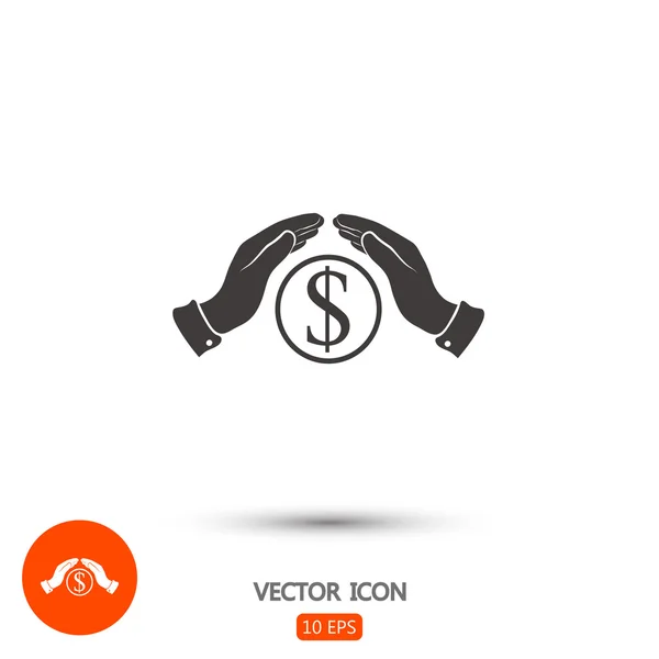 Ahorrar dinero icono — Vector de stock